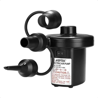 Inflador Elétrico Bomba de Ar Colchão Brinquedo Inflável Portatil 3 Bicos 220V + 110V + 12V