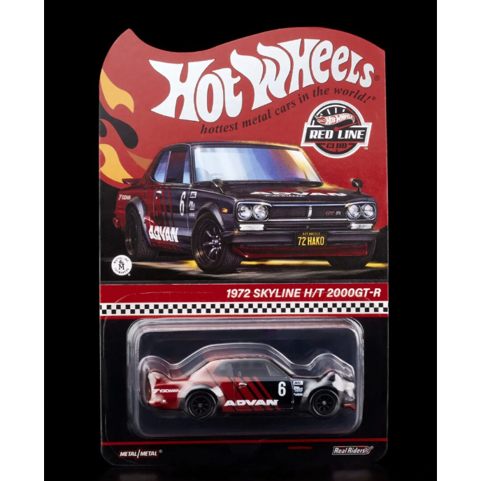 Hot Wheels 2024 RLC 1972 NISSAN Skyline H/T 2000GT-R ADVAN