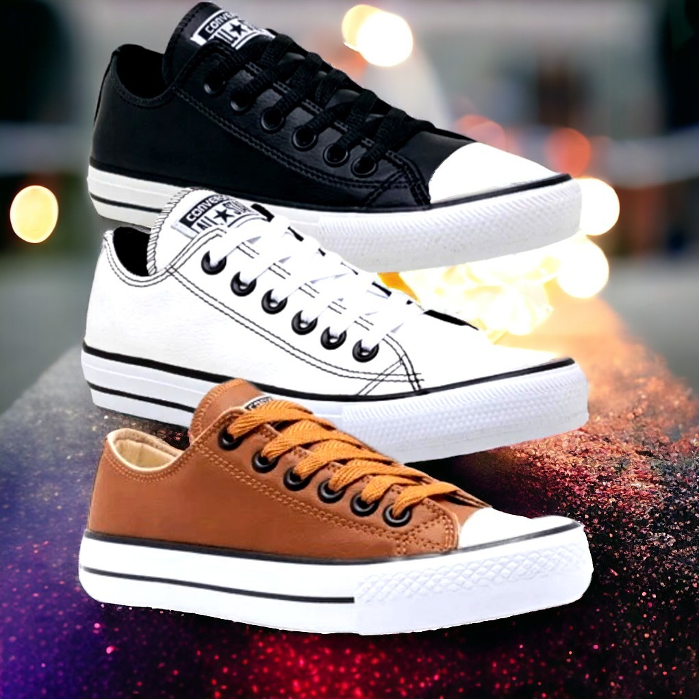 Aproveite a Oferta: Tênis All Star Couro, Seu Novo Favorito!