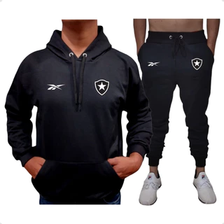 Conjunto de Moletom Canguru Futebol Time Botafogo Corinthians Masculino Feminino LANÇAMENTO
