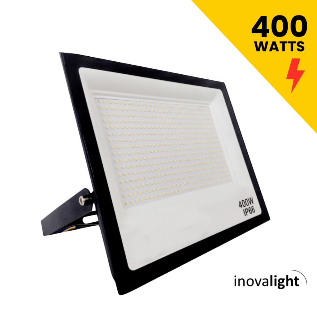 Refletor Led 400w Holofote Ip66 Prova D’água Luz Branco Frio