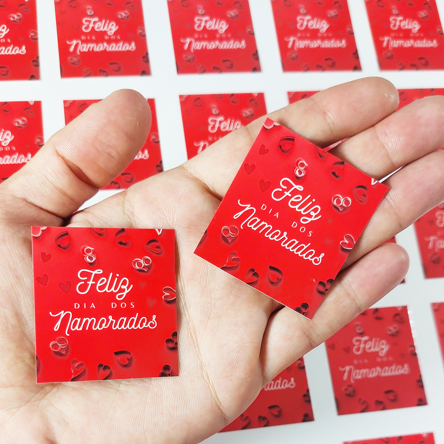 Mini Cartão Tag Dia dos Namorados Cliente Presente