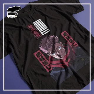 Camiseta Jujutsu Kaisen Itadori Unissex Camisa Anime 100% Algodão JJK