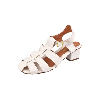 Sandália Feminina Bonnie Fisherman Salto Baixo Grosso Bloco Confortável Novidade Tendencia Cor do Verão 41-041