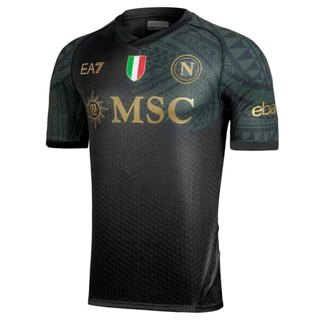 Camisa Napoli III Third 23/24 - Masculina - Modelo Torcedor - Preta