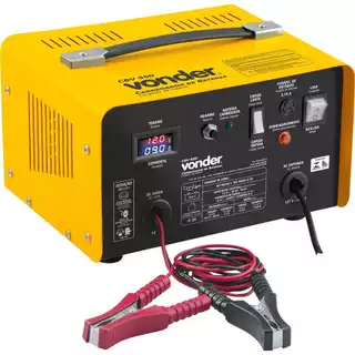 Carregador de Bateria Automotivo Carga Rápida e Lenta CBV 950 127v Vonder