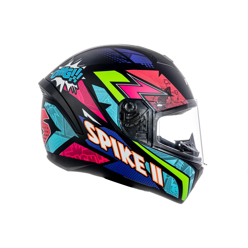 Capacete Peels Spike II HQS Preto Color - Fosco | Shopee Brasil