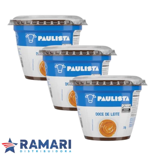 Doce de Leite Paulista 350g - 3 unidades.