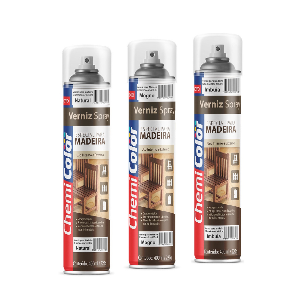 Verniz para madeira - Chemicolor 400ML