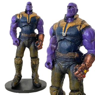 Boneco Thanos Vingadores Marvel Em Resina 20cm