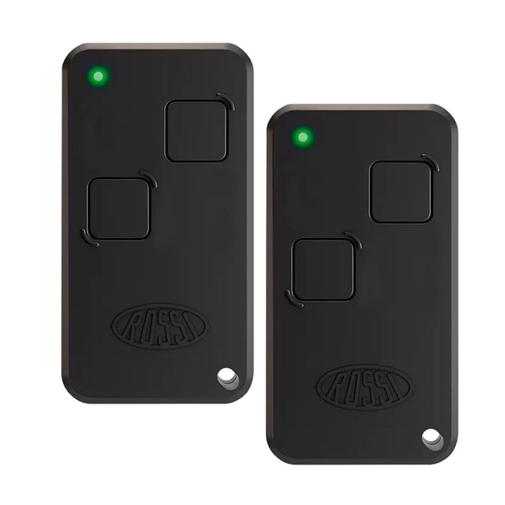 2 Controle Portão Rossi Ntx 433mhz Dz Nano Atto Dz3 Dz4 Bv Nano com Clip de Fixação
