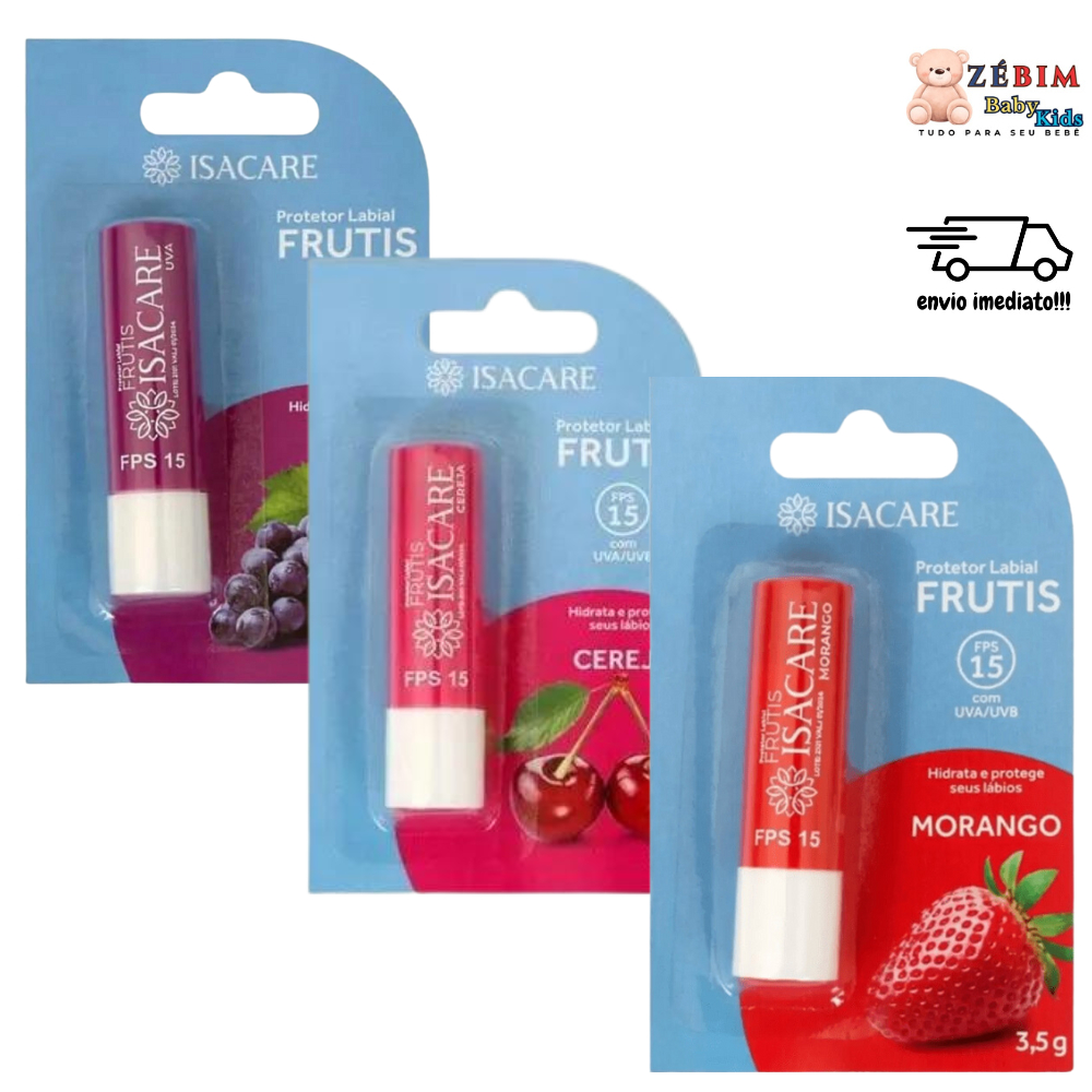 Protetor Labial FPS 15 Isacare | Shopee Brasil
