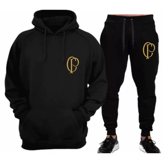 Conjunto Moletom Adulto e Infantil Blusa de Frio Canguru Unissex Unissex masculino feminino Promoção Tamanho do 8 ao GG Envio Imediato