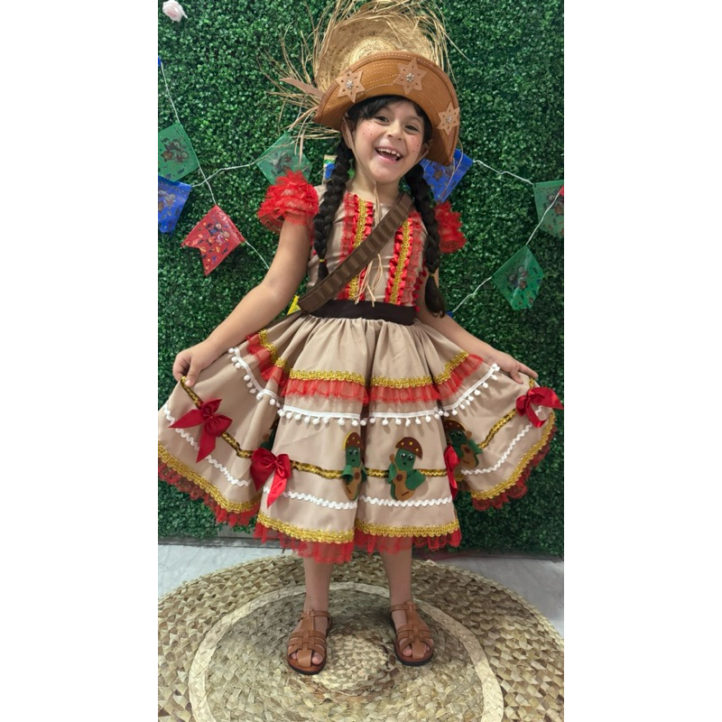 Dress MarÃa Bonita Vestidos Vestido Cangaceira Roupa Maria Bonita