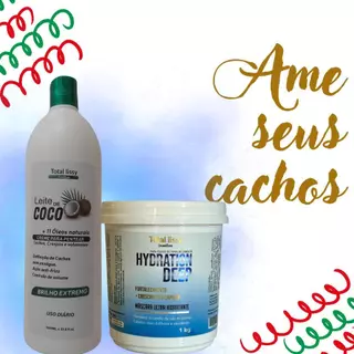 Kit Para Cabelos Cacheados , Crespos , Volumosos e Ondulados