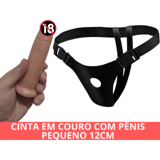 Cinta Peniana Pênis Prótese Fininha Iniciantes Pênis 12cm X 2,5cm Sex Shop em Oferta na Shopee