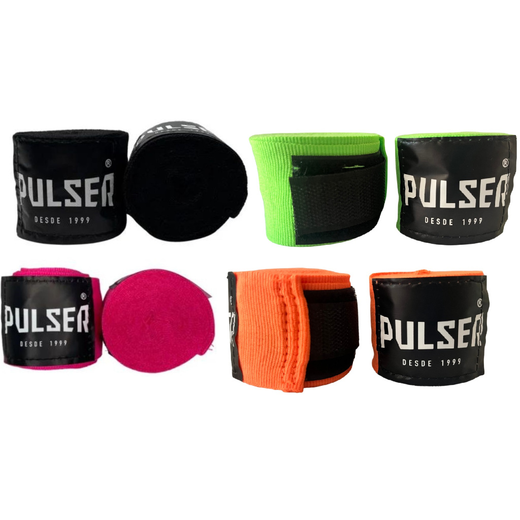 Par Bandagem Elástica Atadura Boxe Muay Thai Pulser