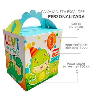 Kit 10 Caixas Maleta Personalizada