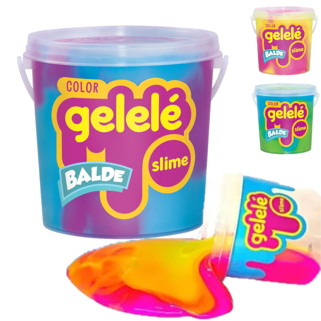 Gelelé Slime 457g Massinha que Estica Slime Textura Sensorial e Cores ...