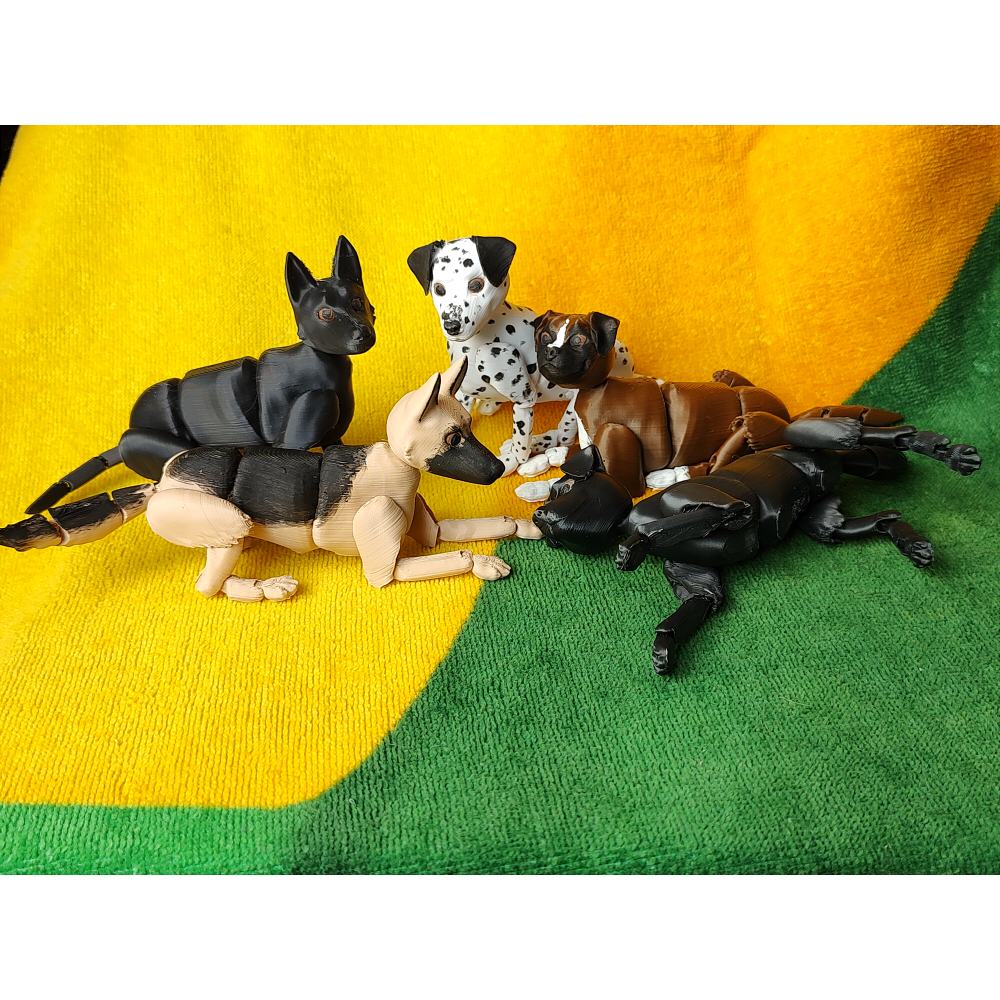 Cachorro Articulado - Impressão 3D