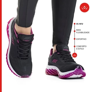 Tênis Feminino Esportivo Olimpak Academia Caminhada Original