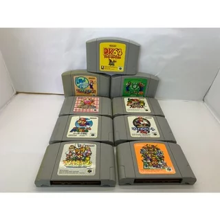 Cartucho e Fita de Jogos Nintendo 64 N64 Vários Japonês