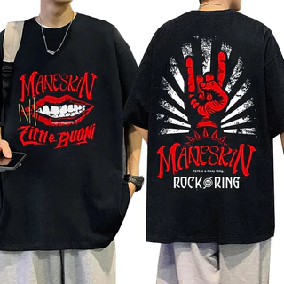 Camiseta OVERSIZED Camisa Banda Maneskin Musica Beggin Rock Alternativo Moda Unissex
