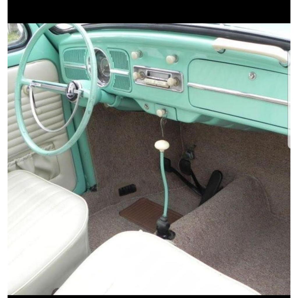 Forração Luxo Fusca Carpete Assoalho na cor Marrom claro Padrão Original