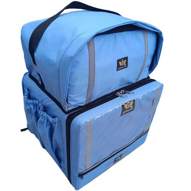 Isobag isopor 45 litros mochila bag entrega motoboy delivery pizza ...