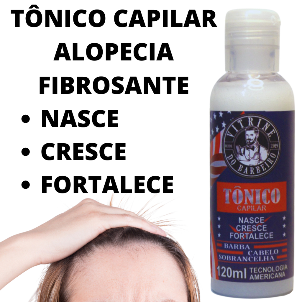 Tônico Capilar Para Queda De Cabelo Fibrosante | Shopee Brasil