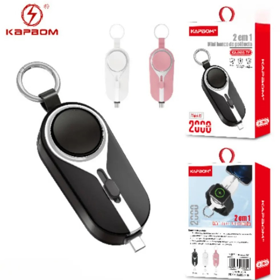 Carregador Power Bank 2 em 1 (KA-9595)