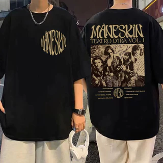 Camiseta OVERSIZED Camisa Banda Maneskin Musica Beggin Damiano David Rock Alternativo Unissex