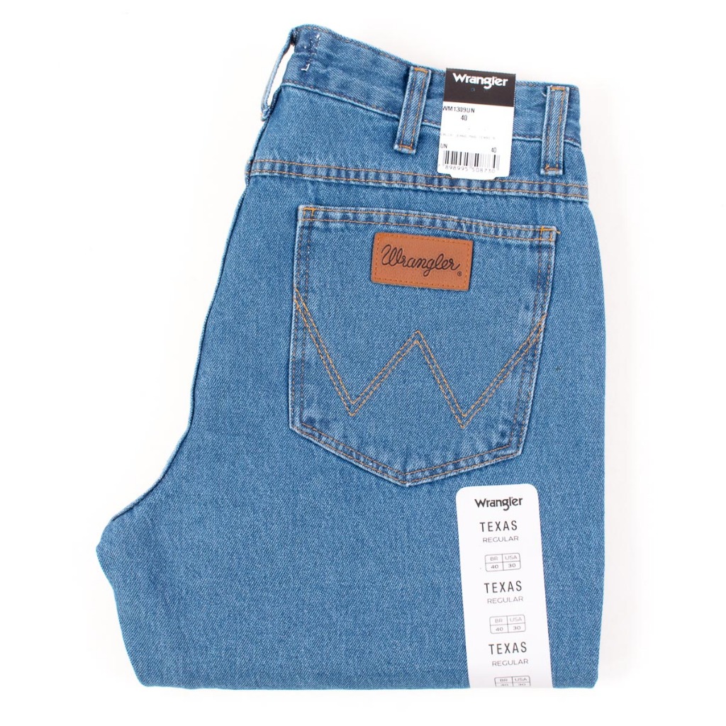 Jeans Tradicional CalÃ§as Jeans Wrangler Masculina Calça Brim