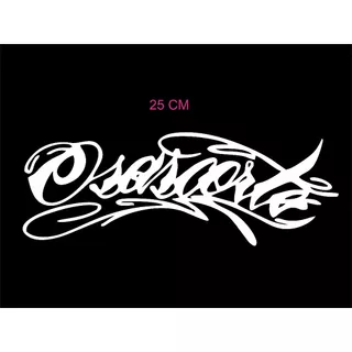Adesivo Osascorte   para viseira de capacete carro moto e caminhão em Oferta na Shopee