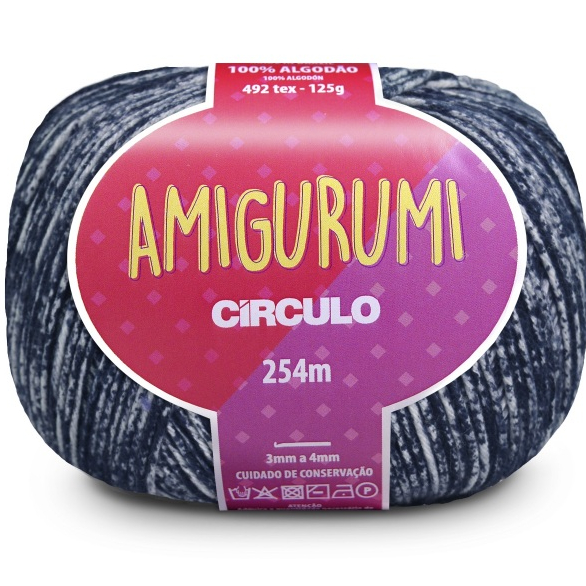 AMIGURUMI CÍRCULO - CORES NOVAS