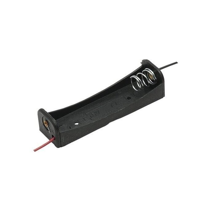 Kit 5 Peças - Suporte P/ 1 Pilha Aa Canoa Preto