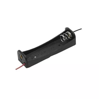 Kit 5 Peças - Suporte P/ 1 Pilha Aa Canoa Preto