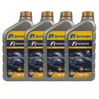 Kit 4 Litros Óleo de Motor Ipiranga 5w30 F1 Master Sintético