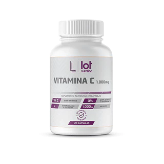 Vitamina C 1.000mg 120 cápsulas Lot Nutrition