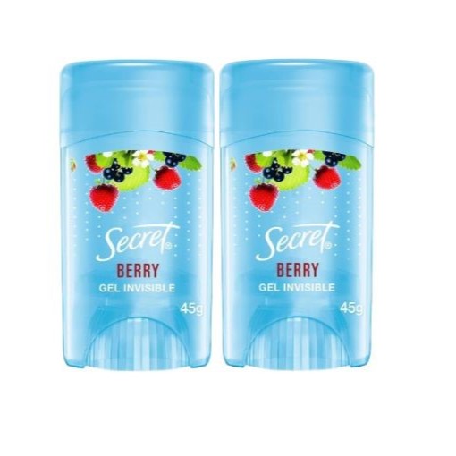 Kit 2 Desodorantes Secret Gel escolher fragrâncias | Shopee Brasil