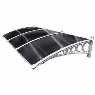 Toldo 2,20x0,70m em Policarbonato - Para Portas, Janelas e Lojas -Cores Diversas!
