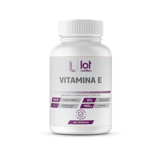 Vitamina E 400mg 120 cápsulas Lot Nutrition