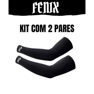 Kit Com 2 Pares de Manguito Volei Futebol Motoboy