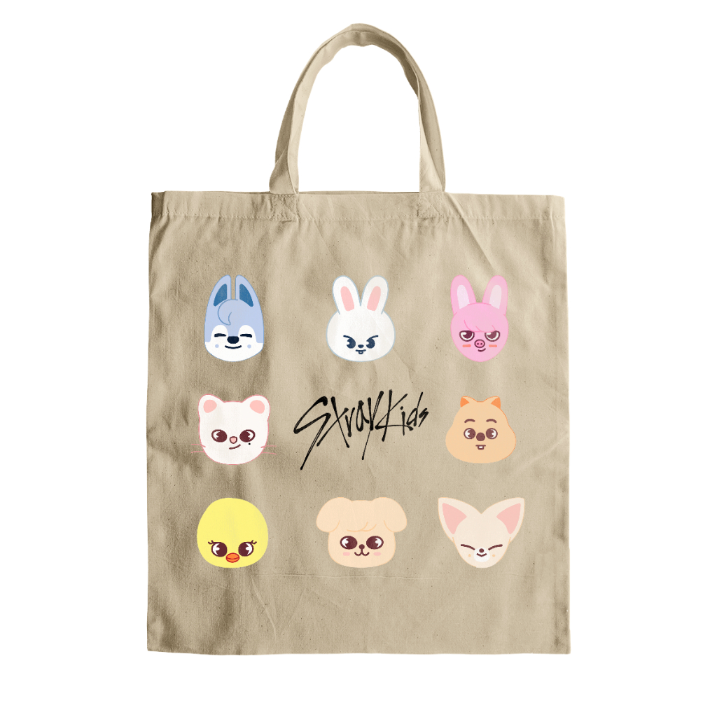 Bolsa Ecologica Ecobag Stray Kids Banda Coreana SKZOO Kpop Anime