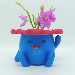 Vaso Pokémon Vileplume em 3D: Perfeito para Suas Suculentas e Cactos na Shopee!
