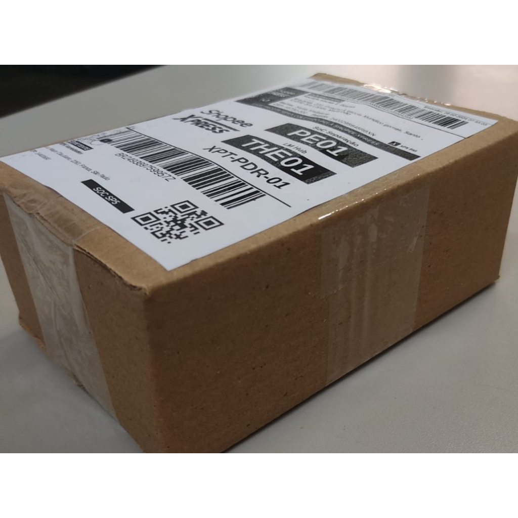 Caixa Embalagem Vazia Shopee Totalmente Lacrada e Discreta Papelão