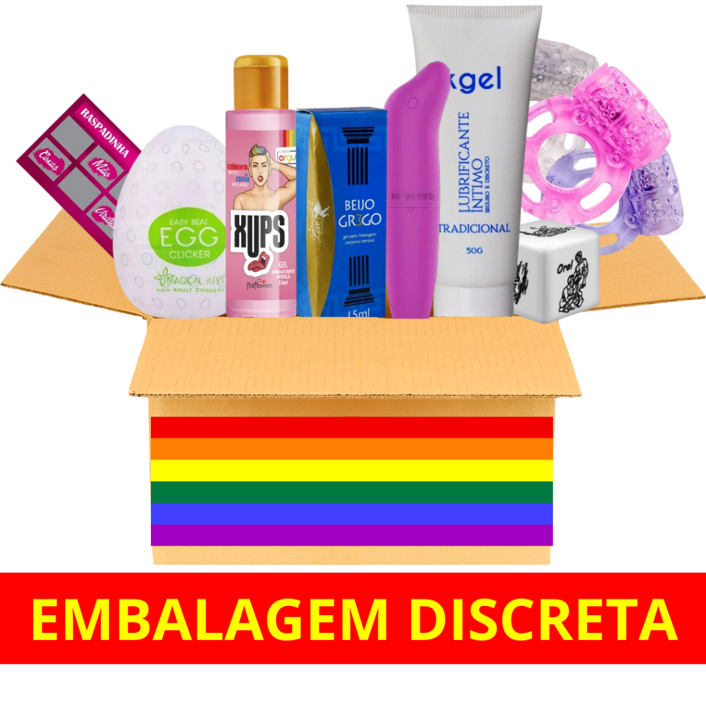 Kit Gay Caixa Com Vibrador / Egg / Anel e Mais - Sex Shop | Shopee Brasil