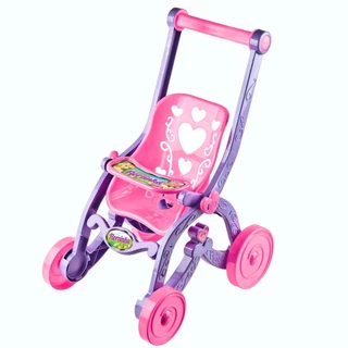 Carrinho de Boneca Florzinha Princesas Carrinho de Bebê Brinquedo