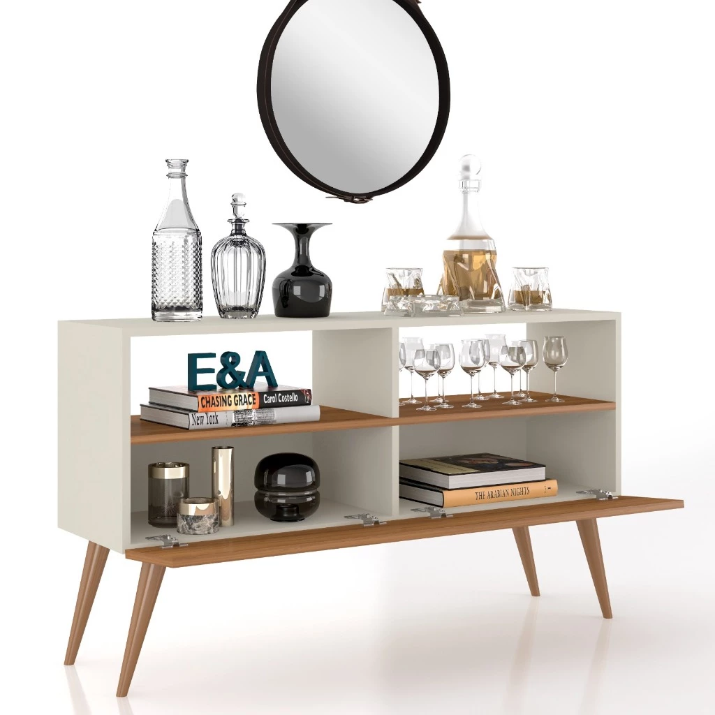 Aparador Buffet Multiuso Moderno Rack Sala Cozinha - Star E&A - Cor
