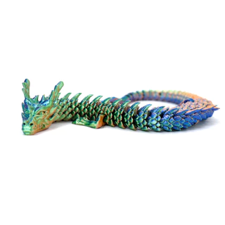 Dragão Articulado Flexível Brinquedo Decoração Fidget Toy Sensorial Anti Stress Alívio Ansiedade